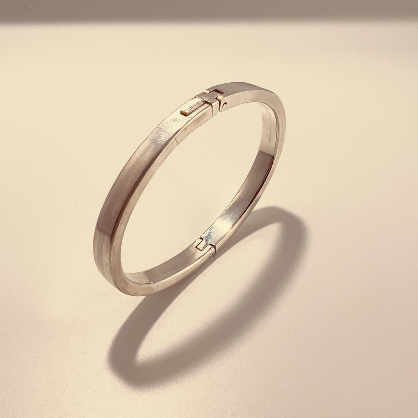 Minimalist Silver Bangle
